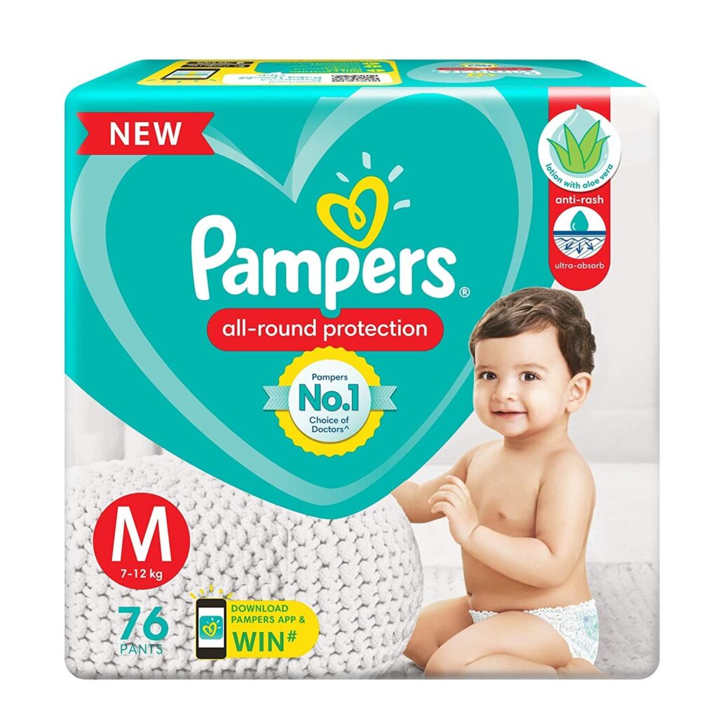 pampers baby product page